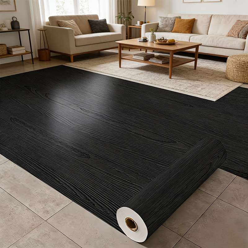 Self Adhesive Floor Sticker White Wood Grain 60cm x 3m