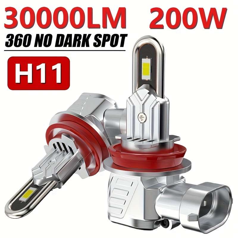 Car Lights Color 2Pcs 6000K H11