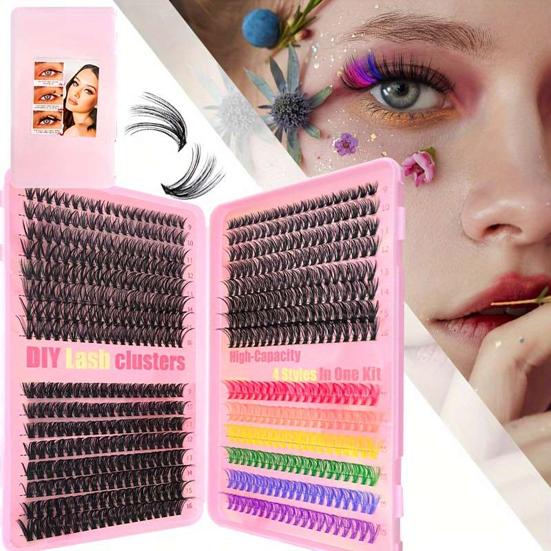 Natural Colored Lash Extensions Model D304050 Colour Lashes