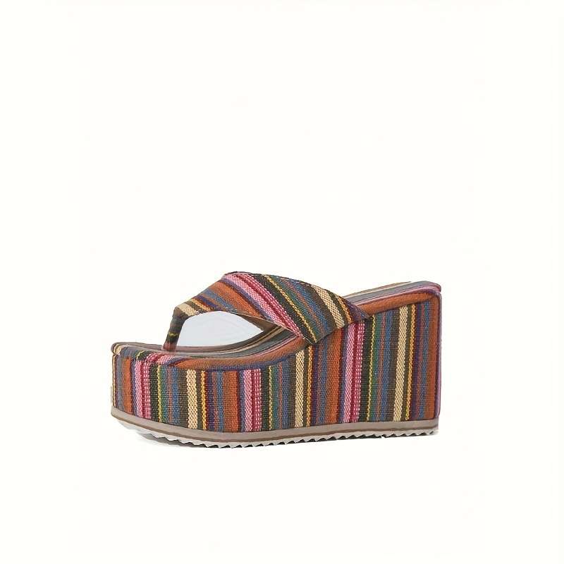 Ladies Summer Flip Flops Multi Color Uk 7