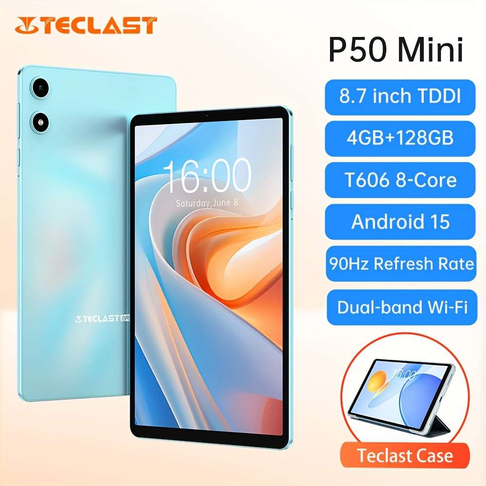 Professional Teclast P50 Mini Tablet For Business With High Res Display 8 7