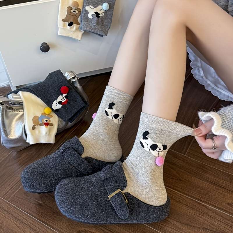 Women S Socks Color Five Pairs Size Asian Onesize