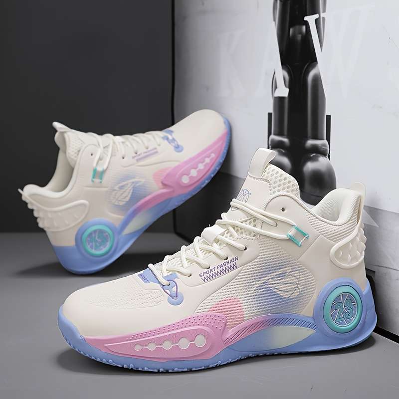 Sneakers Pink And White Size Uk 7