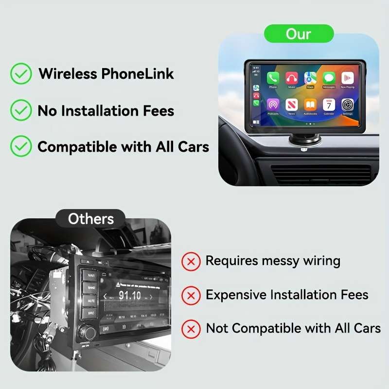Car Audio  Entertainment System Model Carpaly 7Inch