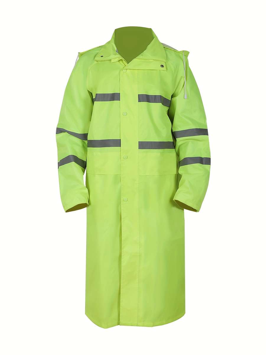 Raincoat Fluorescent Green Size Uk M