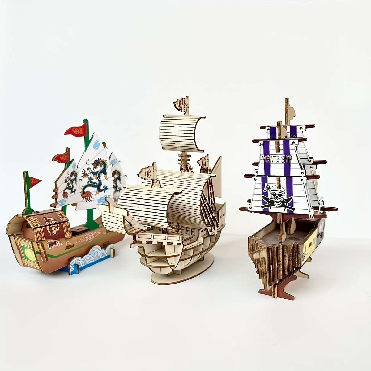 3D Jigsaw Puzzle Model Ship