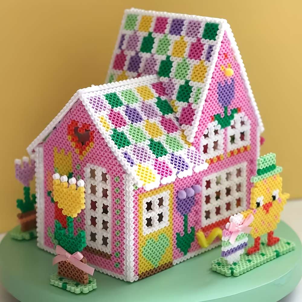 Perler Bead Set 48 Colors  48000 Beads  Includes Upgraded Material Kit