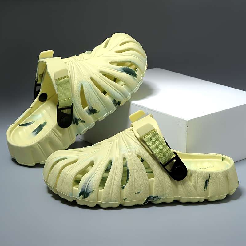 Sandals Color Camouflage White Back Strap Size Uk 4.5 5