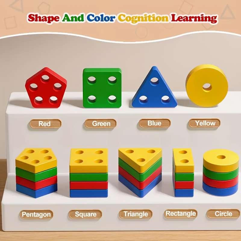 Childrens Toys Model Five Sets Of Columns