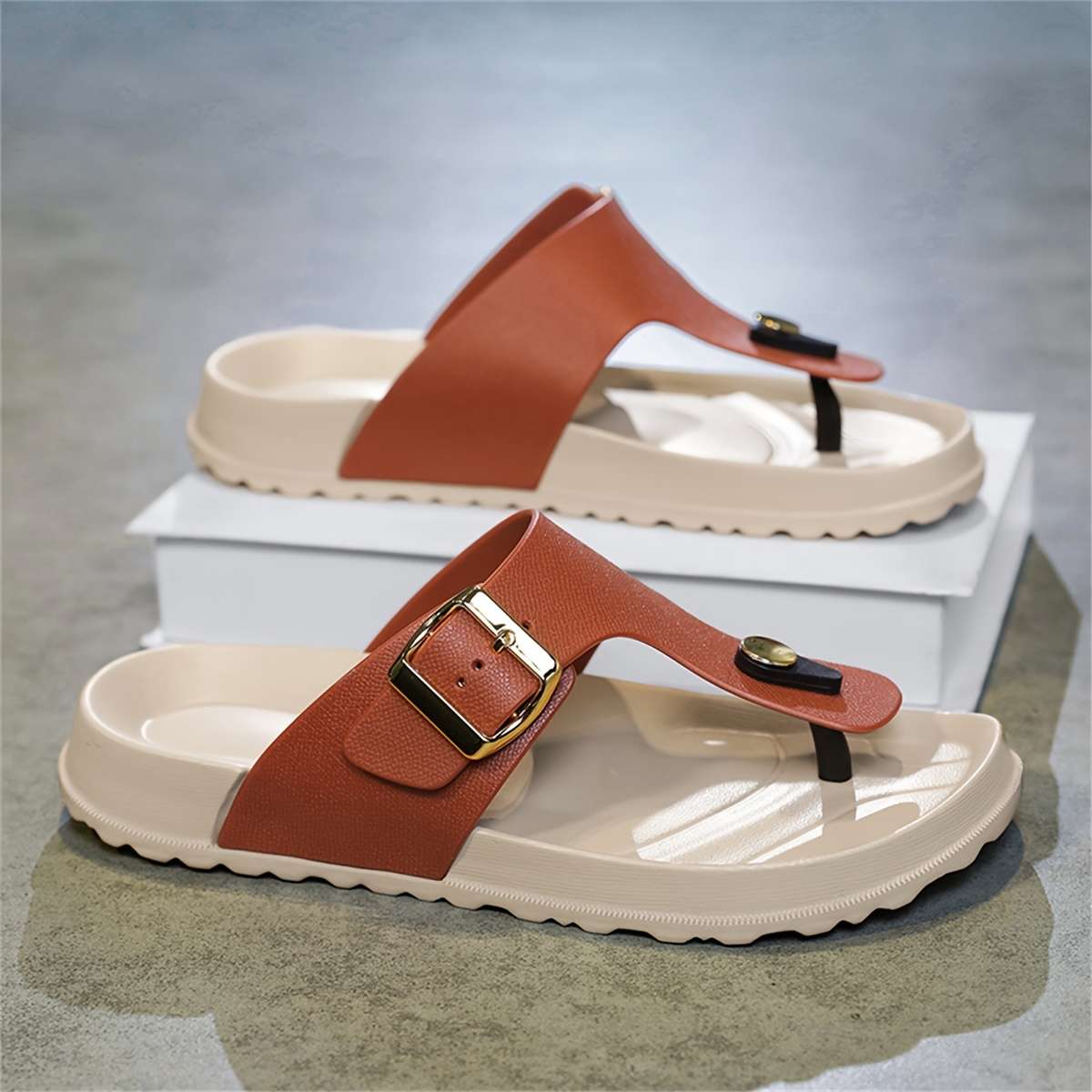 Sandals Color Khaki Camel Size Uk 9