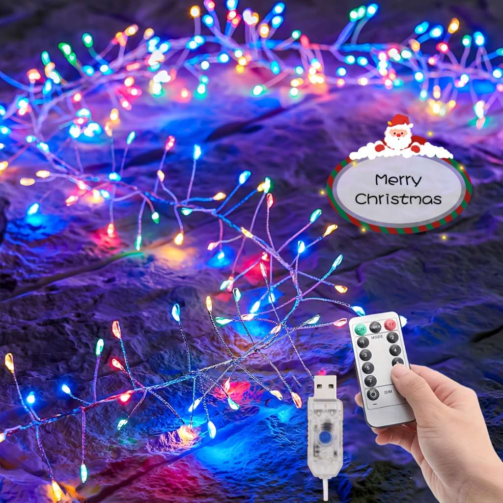 String Lights Color Polychromatic Light Usb  Size3.0 Meter 100 Leds