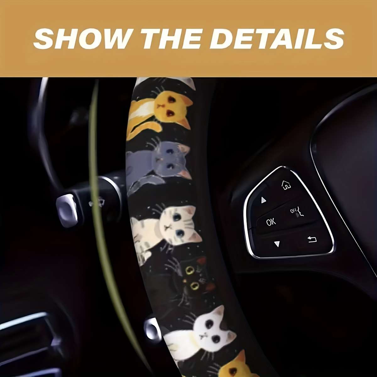 Car Steering Wheel Cover