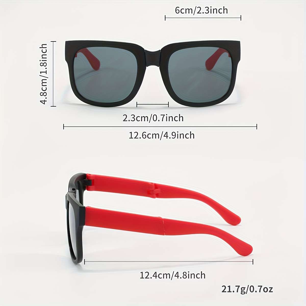 Kids Glasses 3Pcs Color Blue Orange Green Orange Black And Red