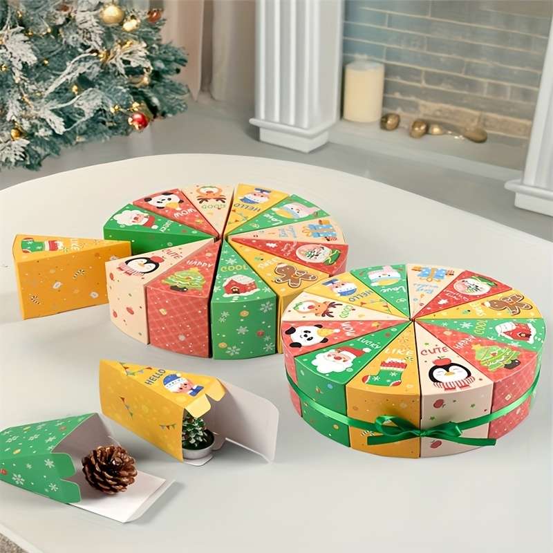 Christmas Gift Boxes Style 1 Set -12 Pieces