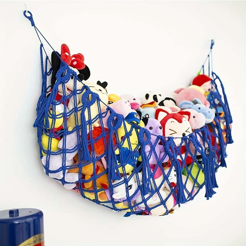 Large Capacity Plush Toy Storage Organizer Durable
