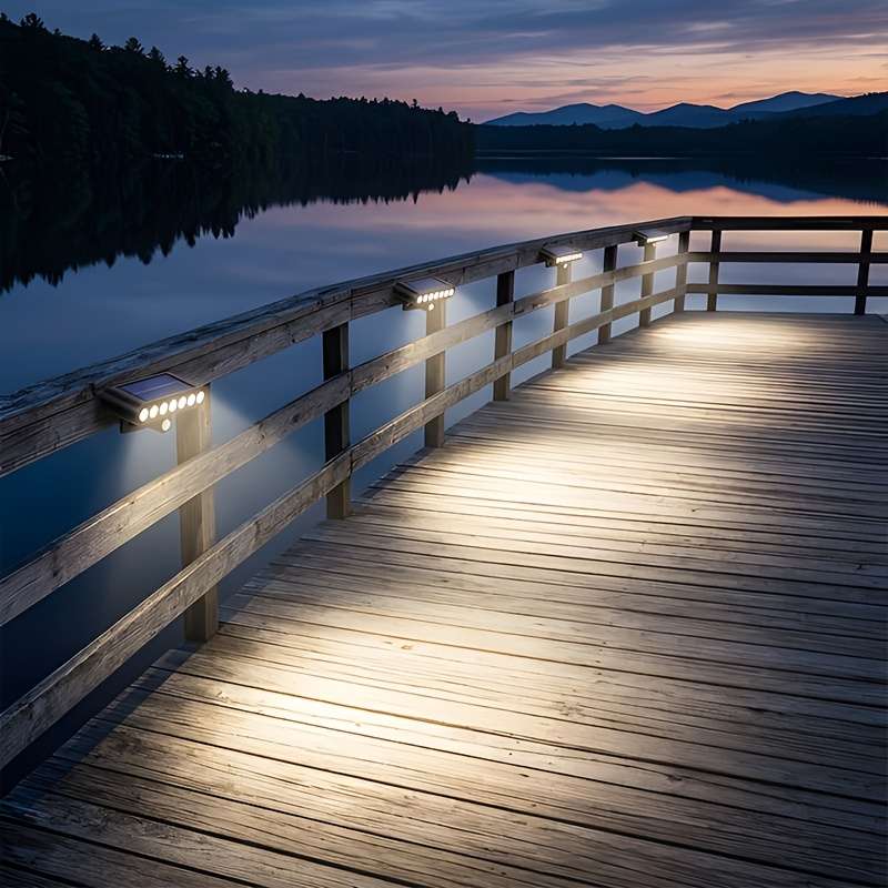 Solar Emergency Light With 7-Color LED Beads And Warm Light