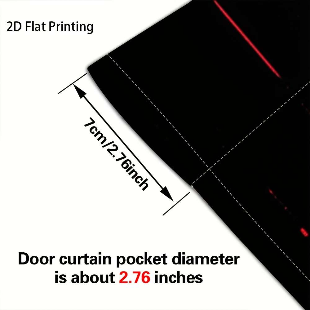 Door Curtain Size 86*143Cm33.8*56.3Inch