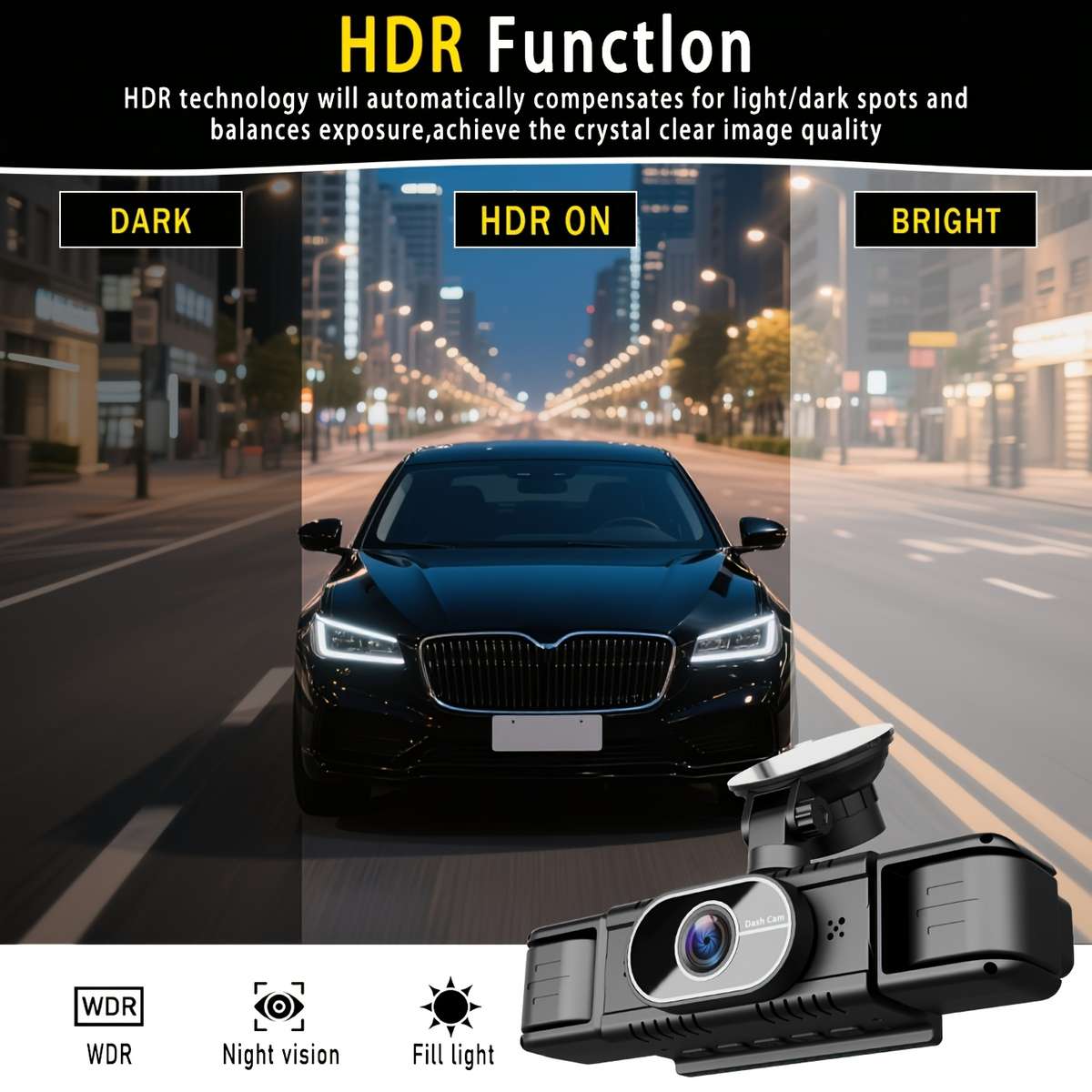 Dashcam Model F100 Add 64Gb Card