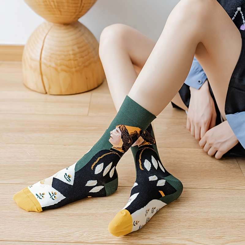Women S Socks Color 4 Pairs Of Random Mixed Colors