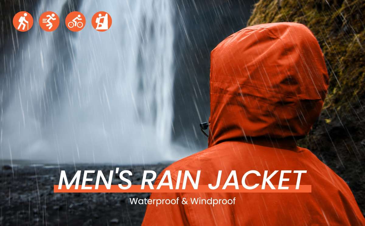 Raincoat Black Size M