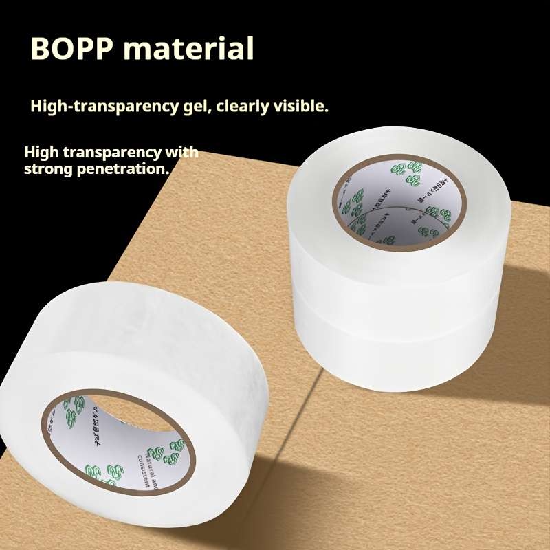 Adhesive Tape Model  2 Rolls  Width 45Mm*Length 65M*Thickness 1.2Cm*Transparent White