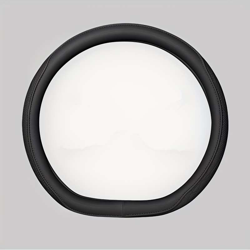 Car Steering Wheel Cover Black (D Shaped)