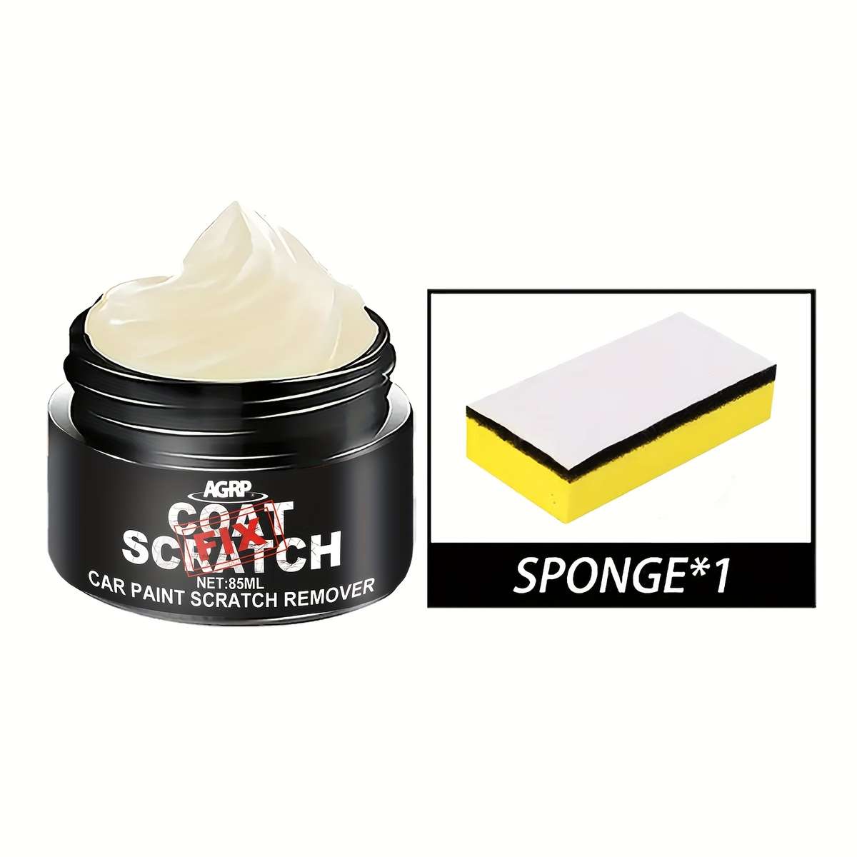 Car Scratch Repair Tool Capacity 85Ml Add Sponge