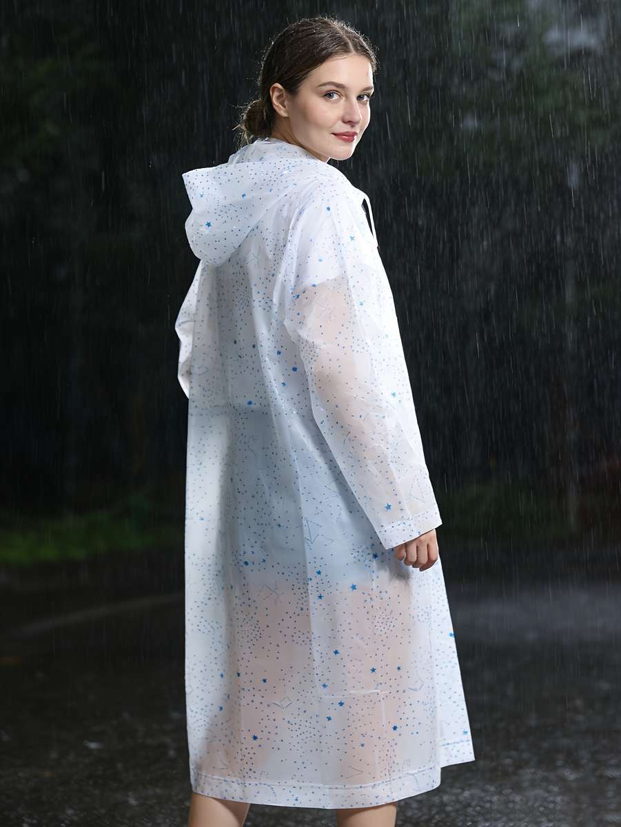 Raincoat White Size Asian Onesize