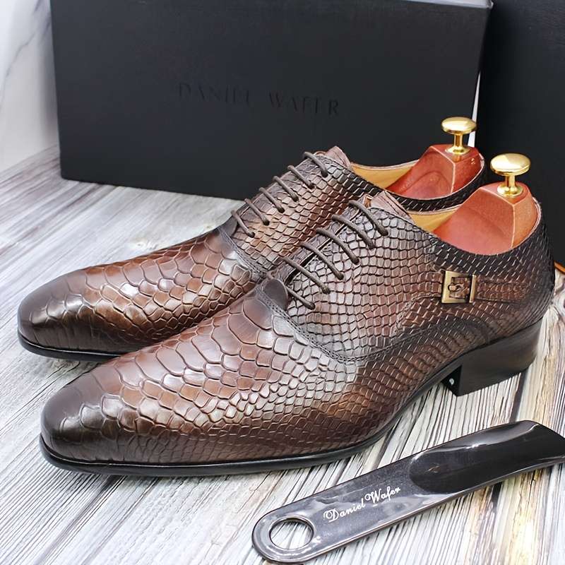 Mens Leather Shoes Color Coffee Brown Sizeuk 7