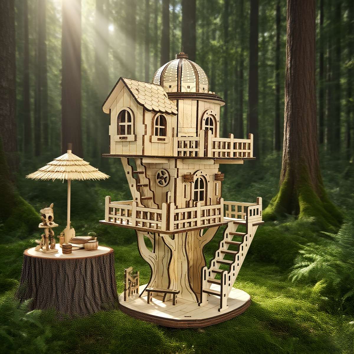 3D Building Model Puzzle Set Model Mpt087