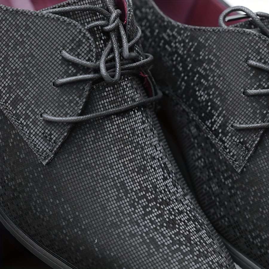 Mens Leather Shoes Color Black Sizeuk 8