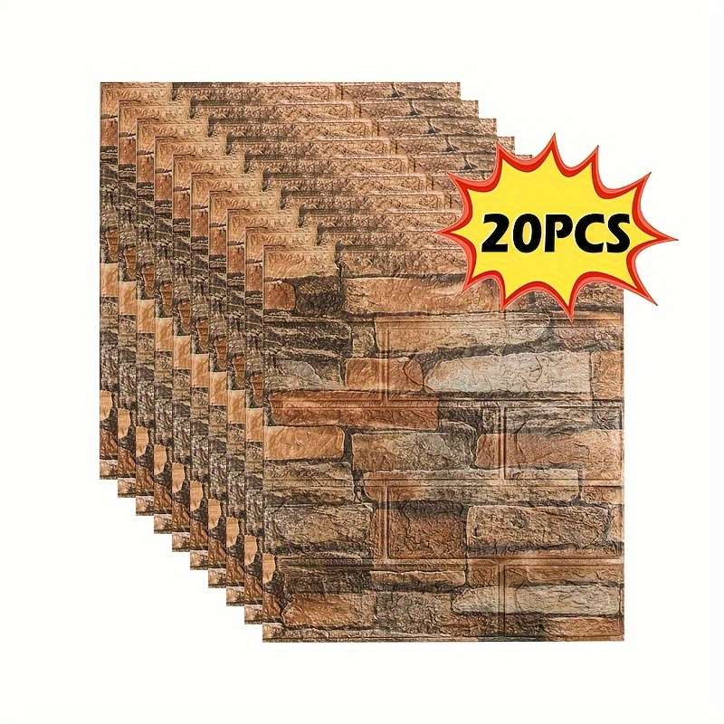 Wall Stickers Color Rock Yellow Quantity20Pcs