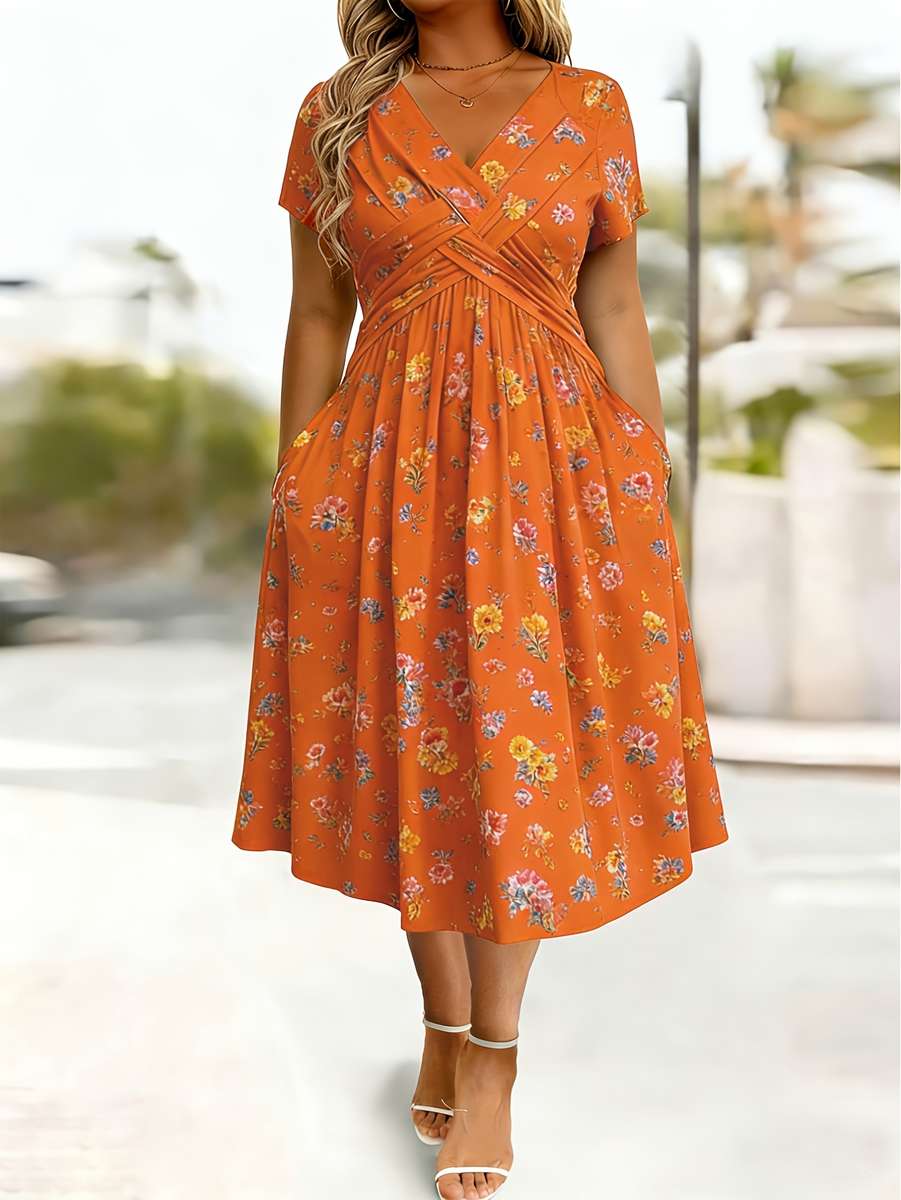 Women S Dress Color Red Size 5Xl