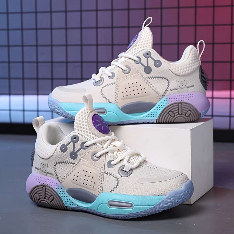 Basketball Shoes Color Light Grey Sizeuk 4 Big Kid