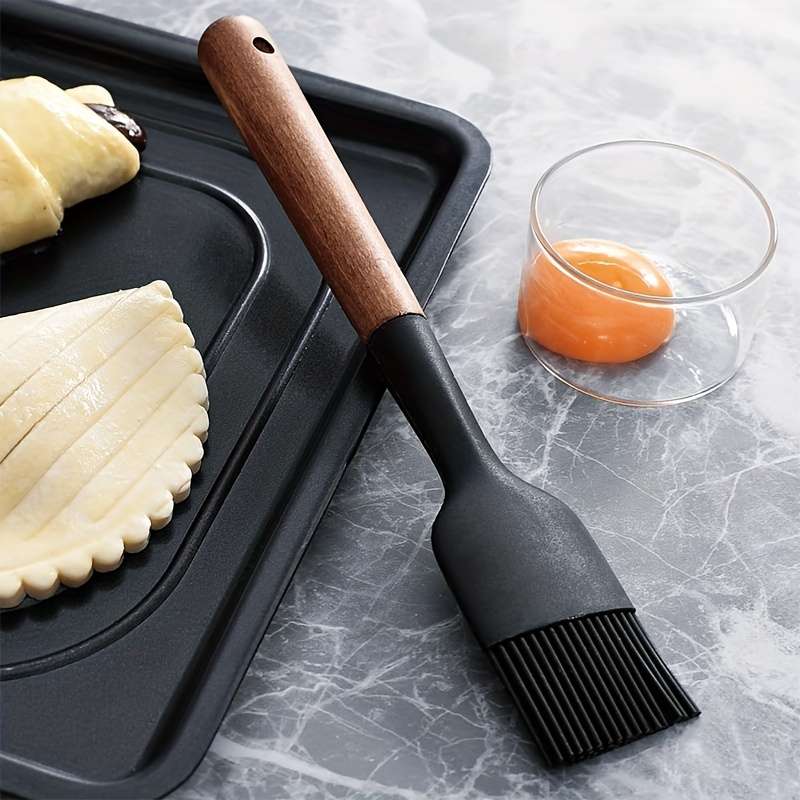 Baking Brush Color Blackwooden Handle Large Oil Brush