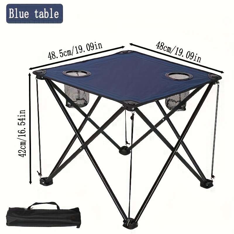 Portable Outdoor Folding Table In Single Package Lightweight Picnic Table