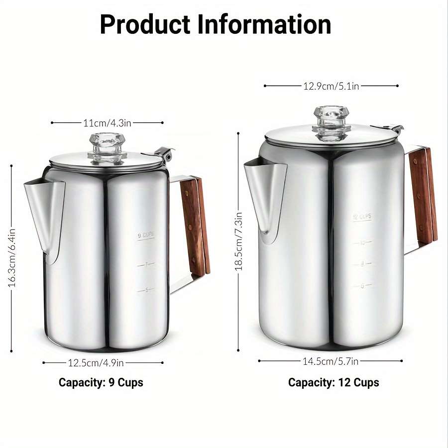 Kettle Color Silvery Capacity9 Cups