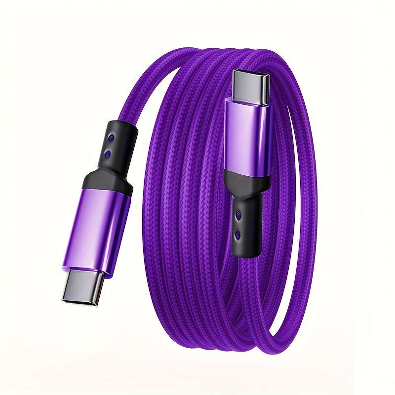 Charging Cable Color Purple Size200Cm 6.5Ft 78.7In