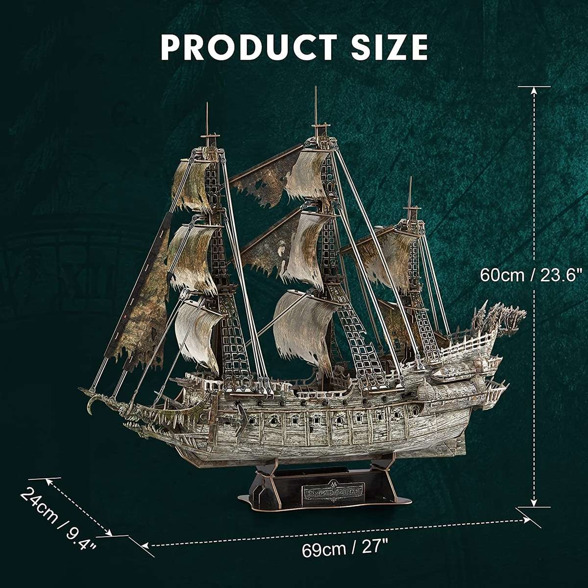 3D Jigsaw Puzzle Model Ship Items Flying Dutchman