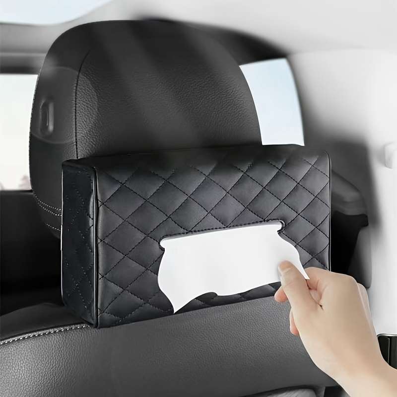 Car Tissue Box Color Black Quantity 2 Pack