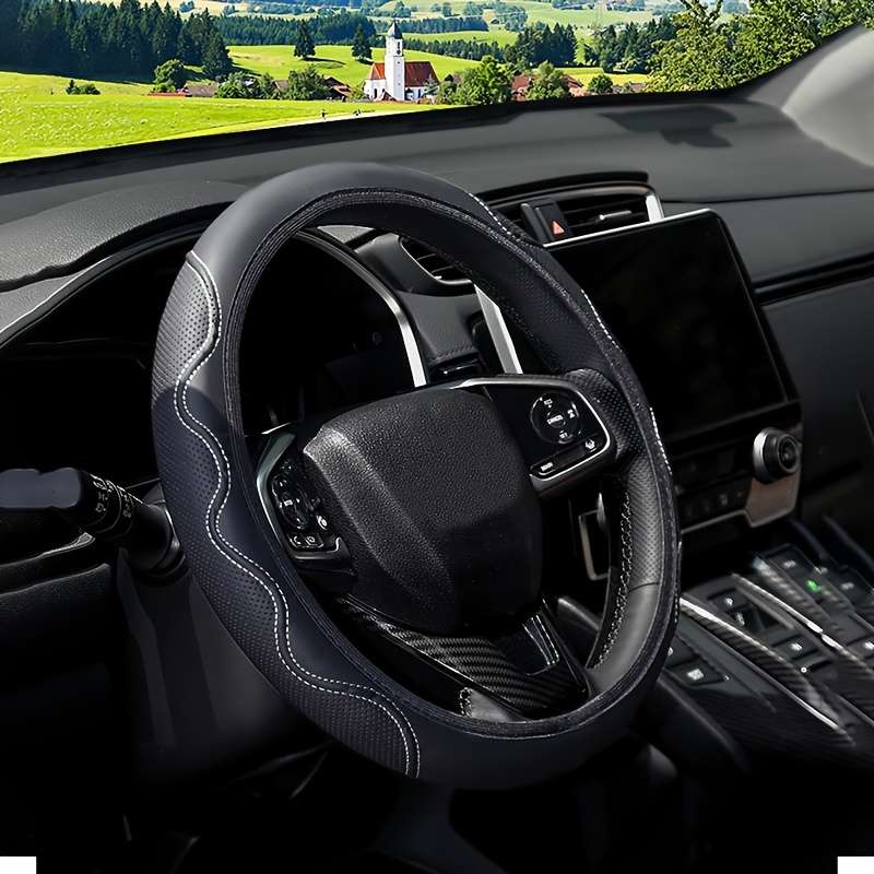 Car Steering Wheel Cover Red Quantity