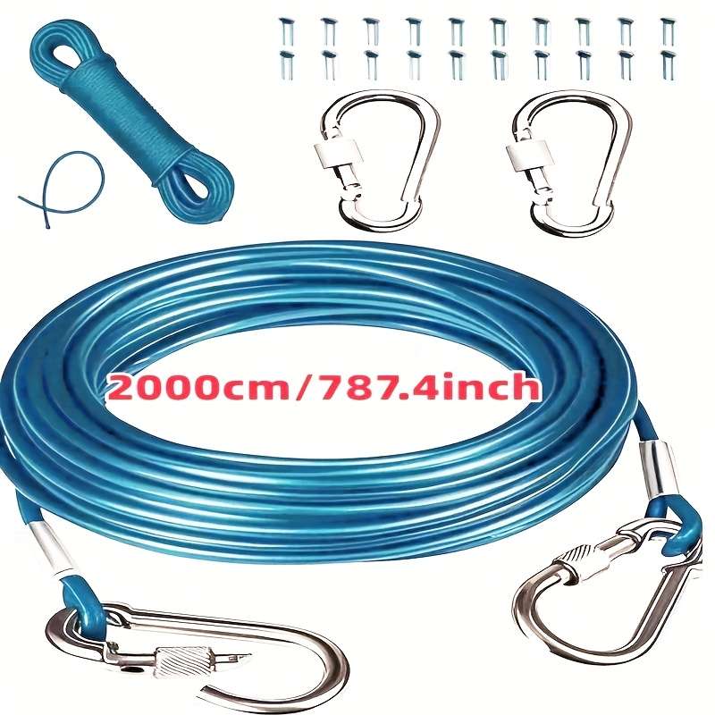 Dog Leash Model 5 Meters Of Rope With 20 Buckles And 2 Hooks