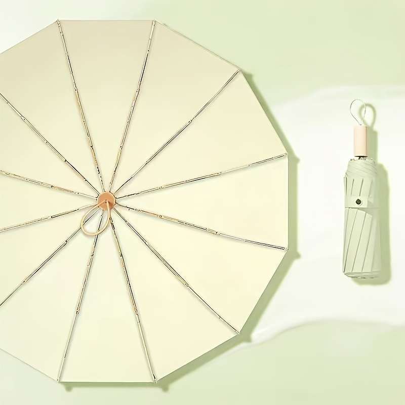 Umbrella Color Blue Glue 12 Bones
