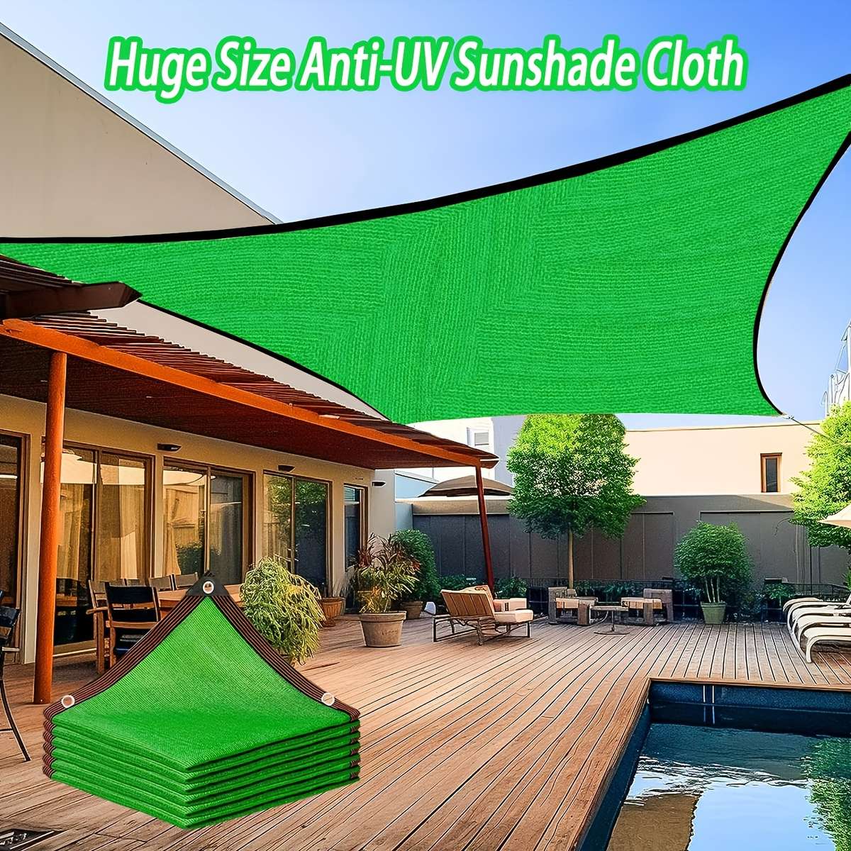 Shade Net Color Light Green Size5Mi*5Mi5.0Meter*5.0Meter