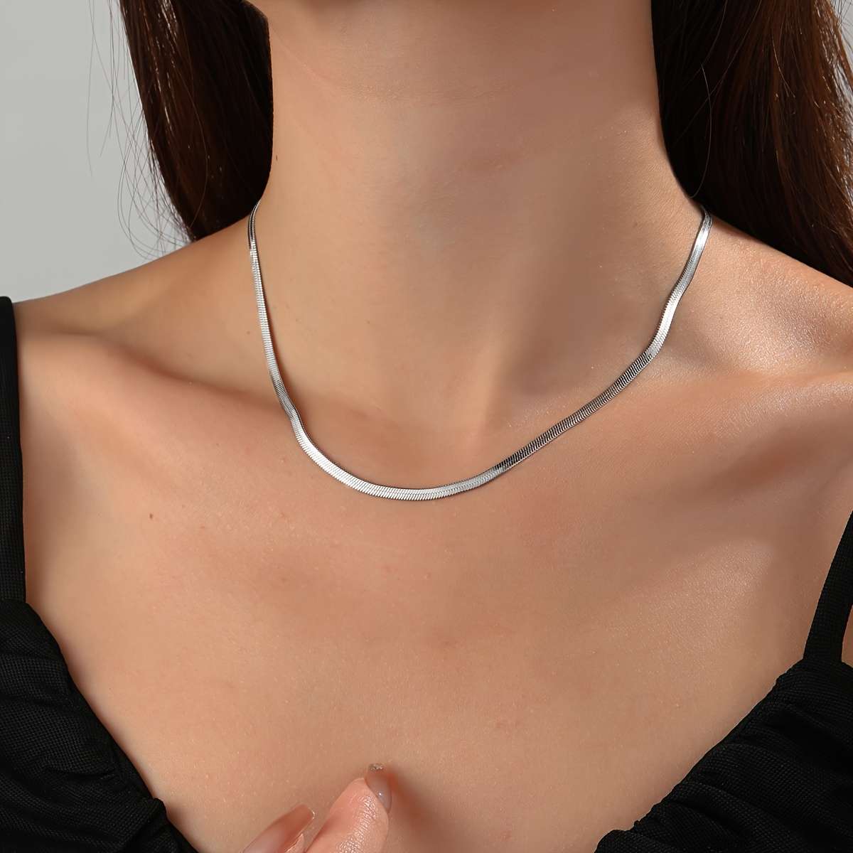 Retro Plated Elegant Plated Stainless Silver