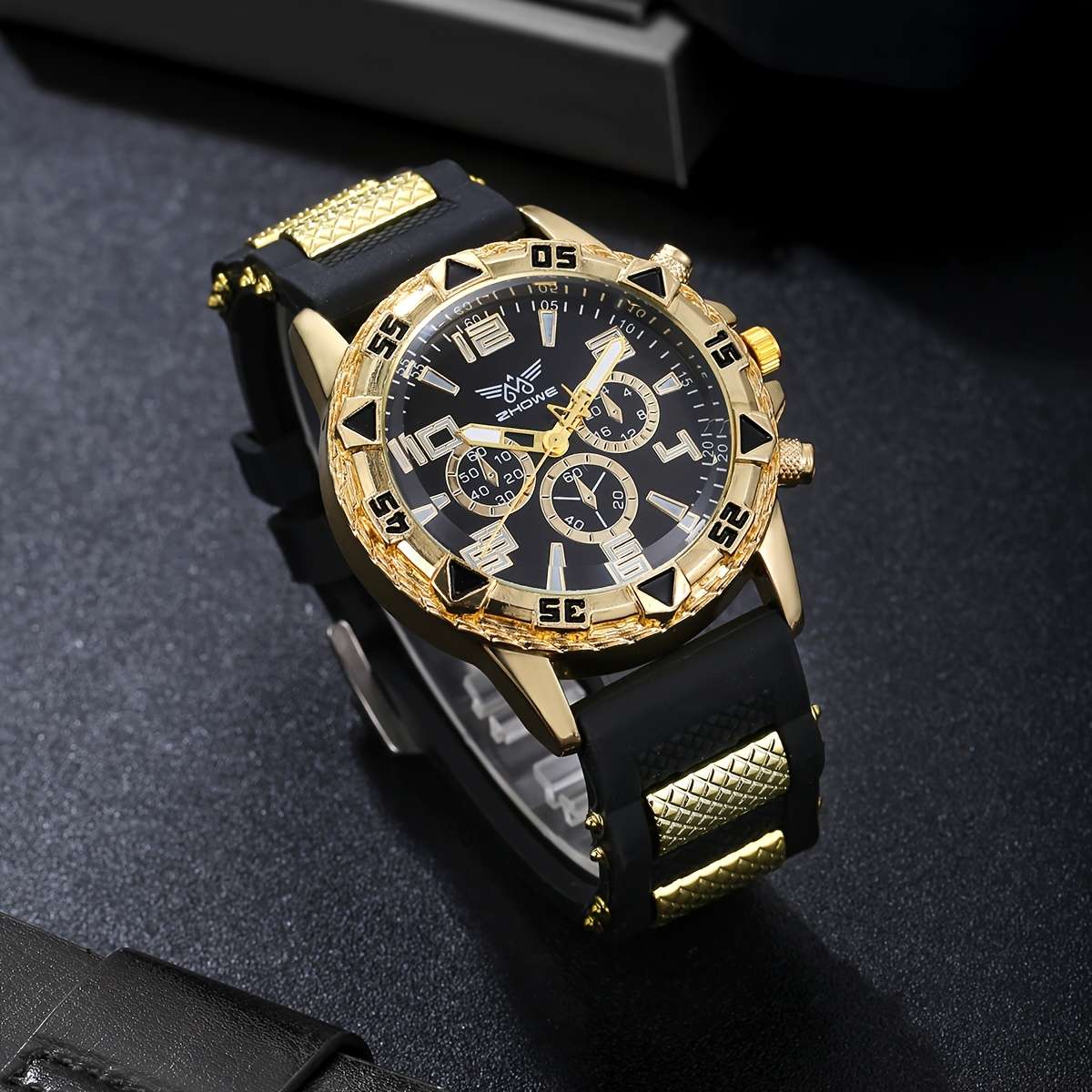 7Pcs Men Luxury Watch Multi Gift Suite Business Style Presentation With