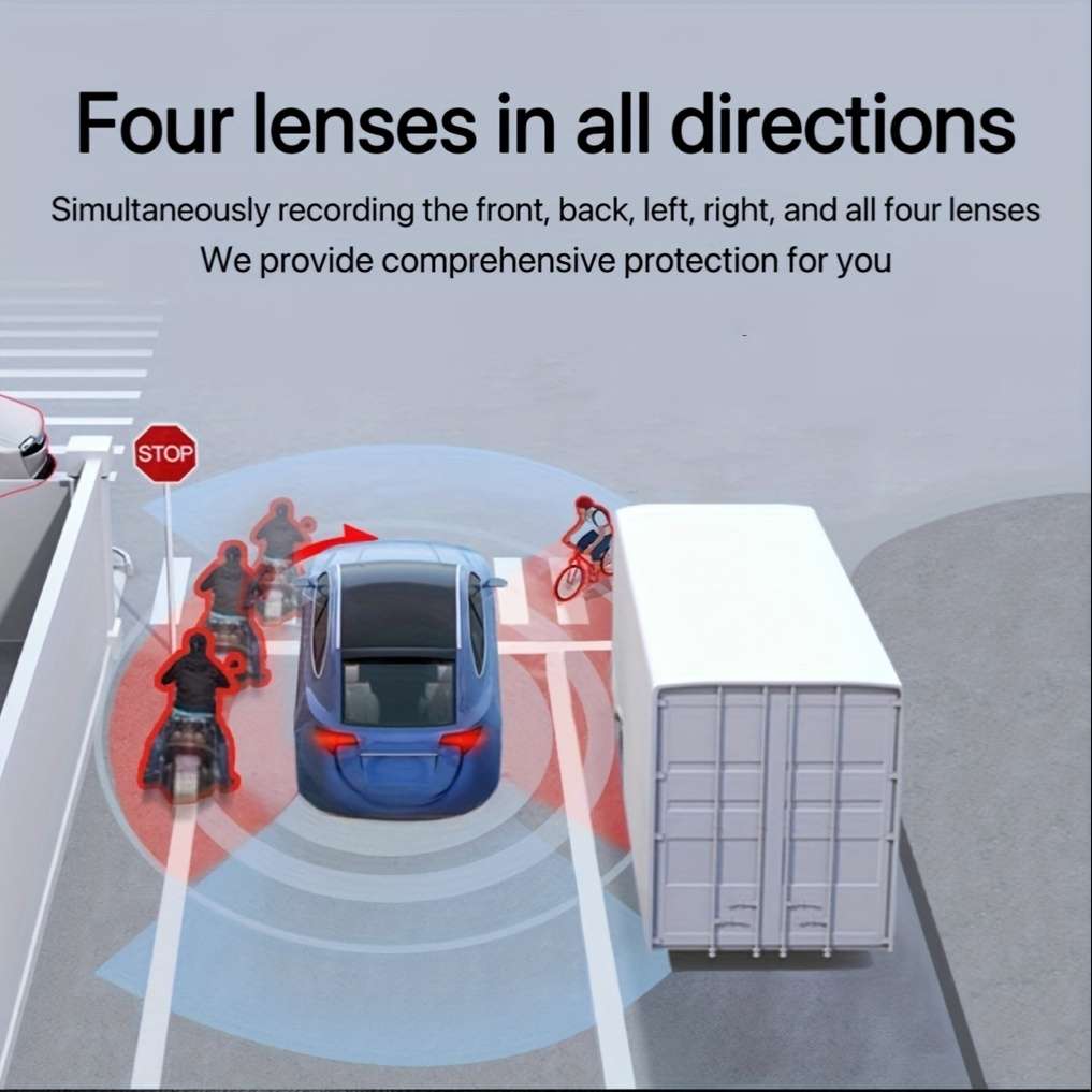 Dashcam Model New 1080Phd 3 Lens