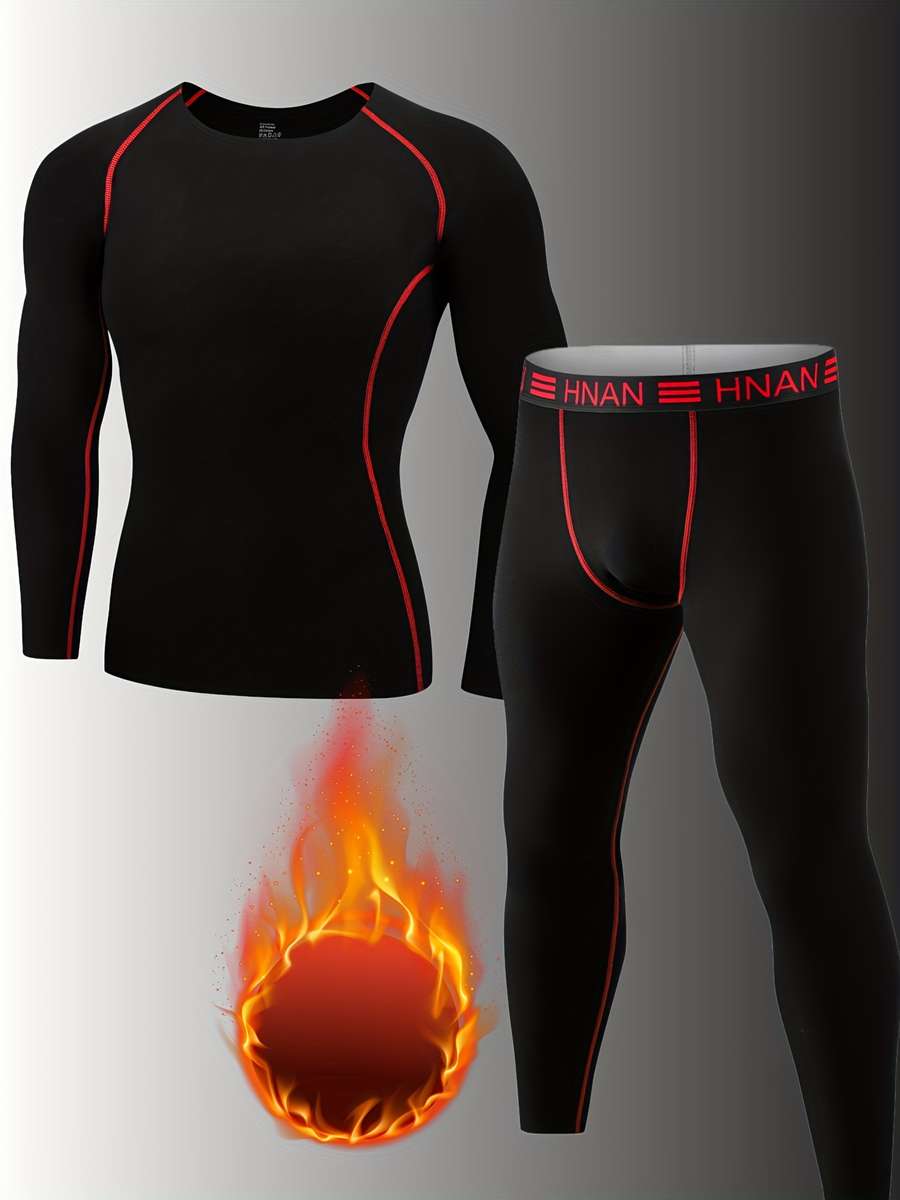 Thermal Underwear Color Black Sizes