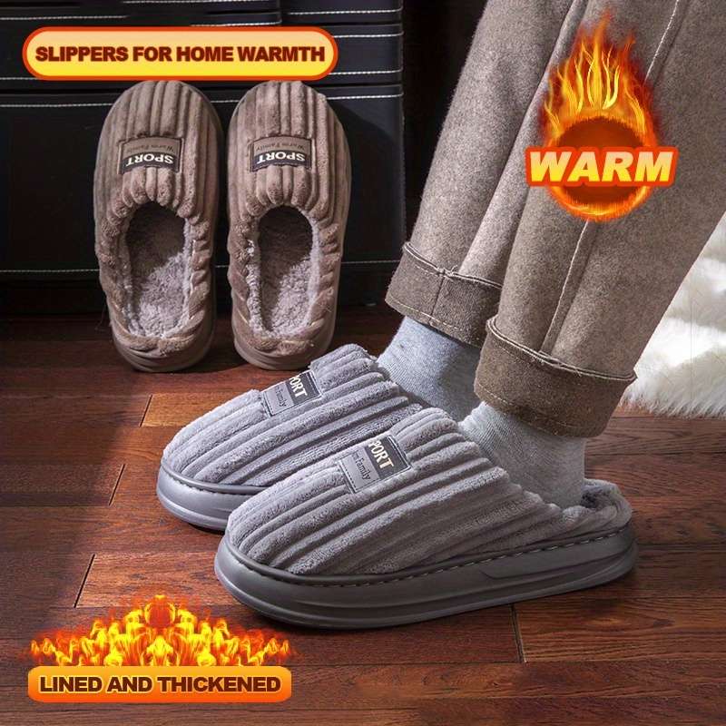 Cotton Slippers Color Brown Sizeuk 10.5-11
