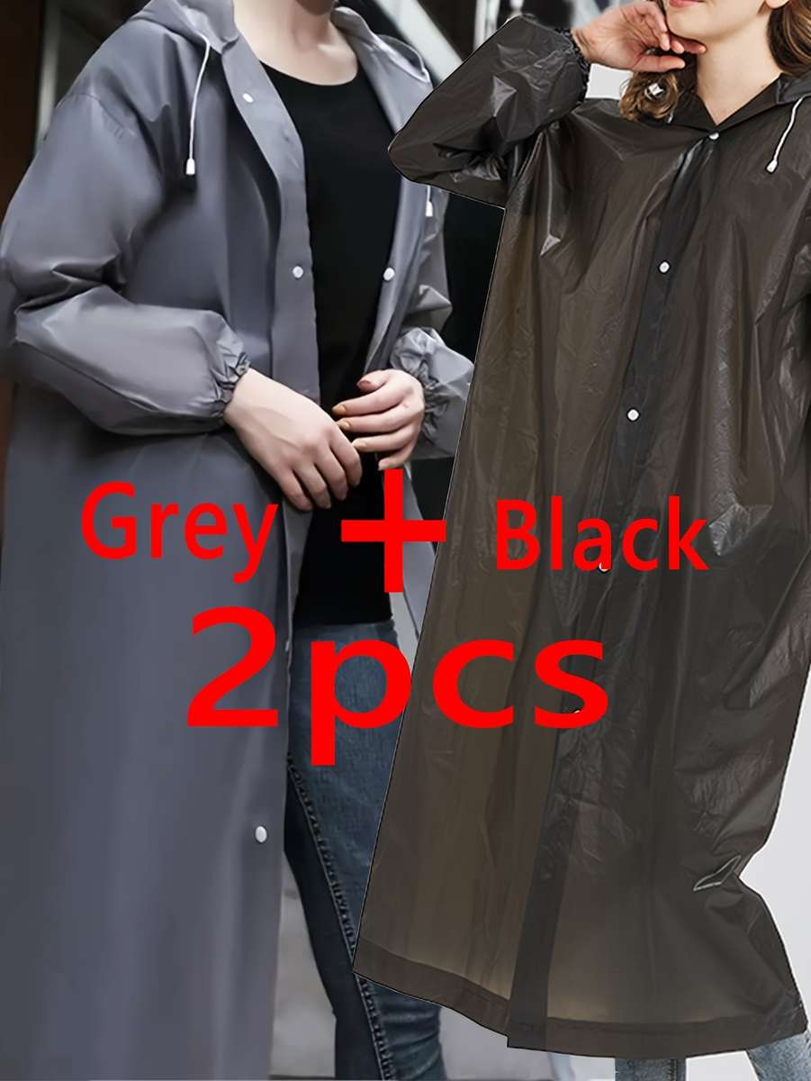 Raincoat Greyblack Size Onesize